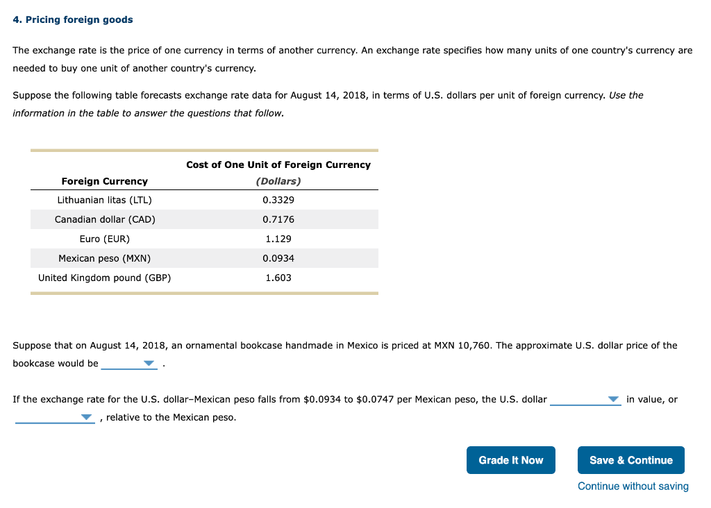 solved-4-pricing-foreign-goods-the-exchange-rate-is-the-chegg