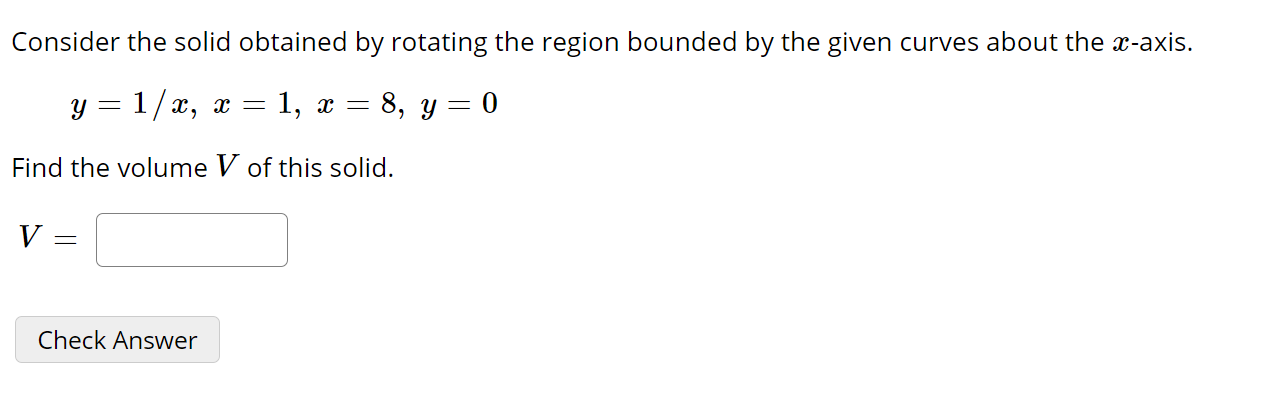 Solved Consider the solid obtained by rotating the region | Chegg.com