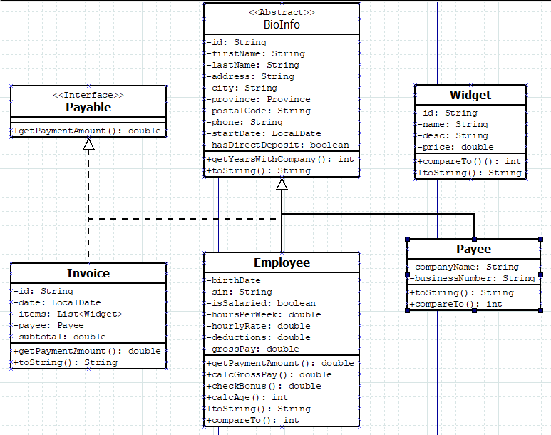Java program: Goal: Create a payment application as | Chegg.com