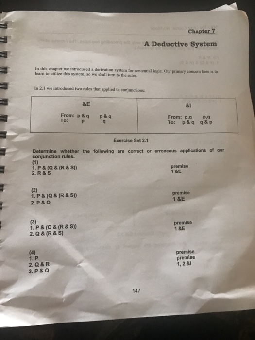 Solved Chapter 7 A Deductive System In this chapter we | Chegg.com