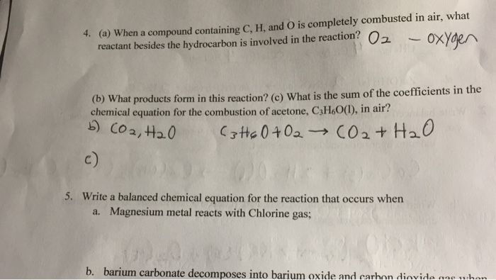 solved-a-when-a-compound-containing-c-h-and-o-is-chegg