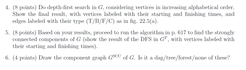 Solved Exercise 2: Depth-first Search, Topological Sort And | Chegg.com