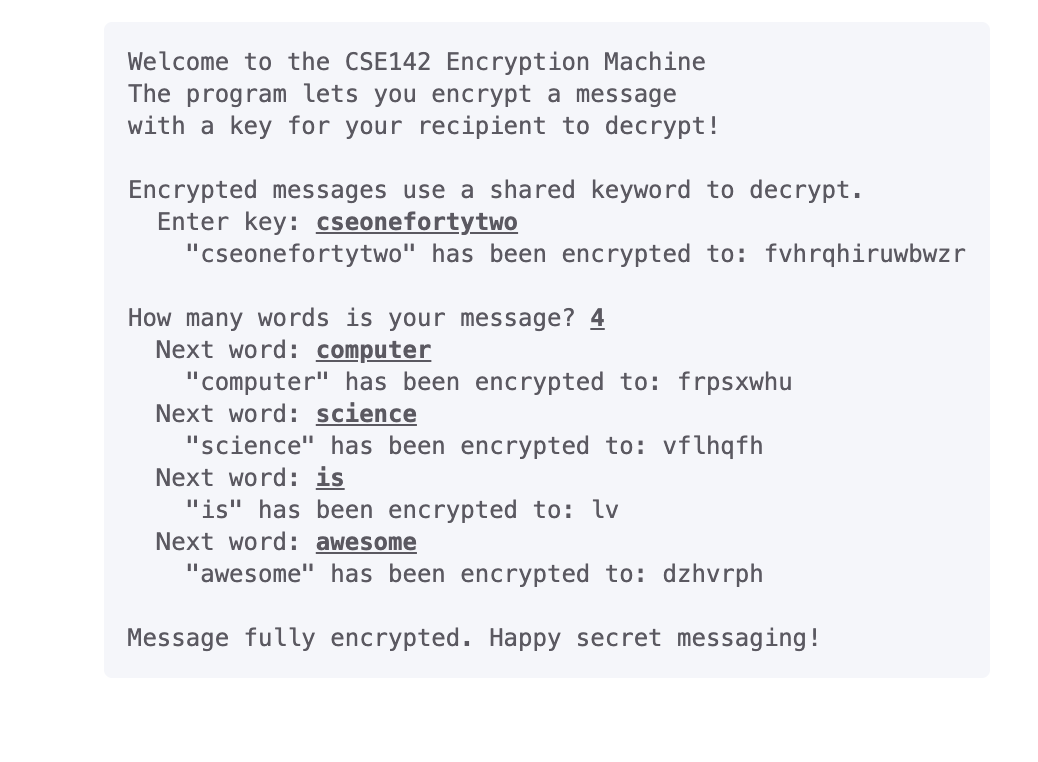 Solved 1 import java.util.*; 2 3 public class Encryption | Chegg.com