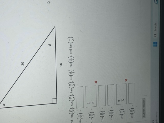 Solved ad sin(2β),cos(2β),tan(2β),sin(2α),cos(2α), and | Chegg.com