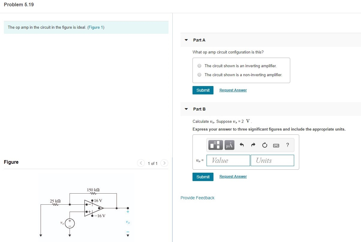 Solved Problem 5.19 The Op Amp In The Circuit In The Figure | Chegg.com