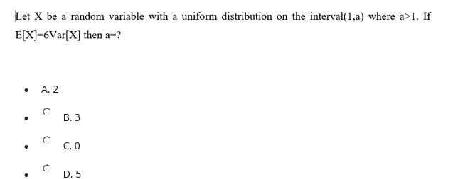 Solved Let X Be A Random Variable With A Uniform | Chegg.com