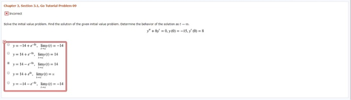 Solved Chapter 3 Section 31, Go Tutorial Probles 09 | Chegg.com