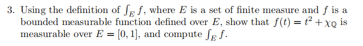 Solved 3. Using the definition of Sef, where E is a set of | Chegg.com