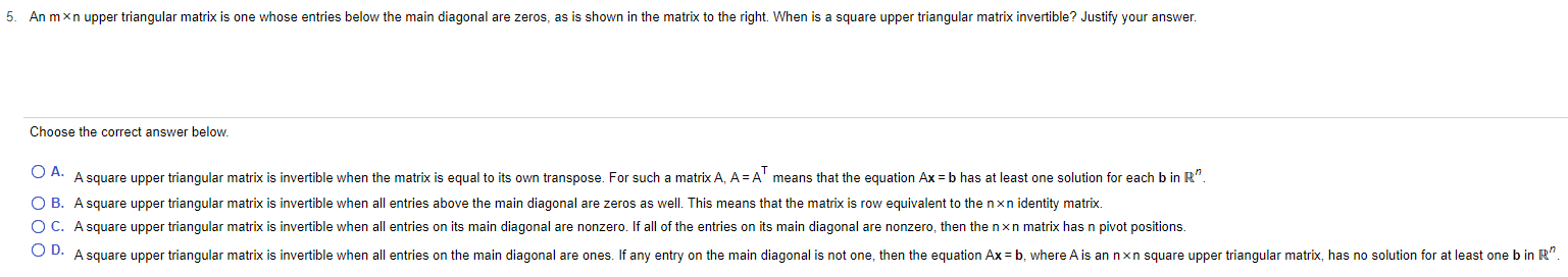 Solved Choose The Correct Answer Below. | Chegg.com