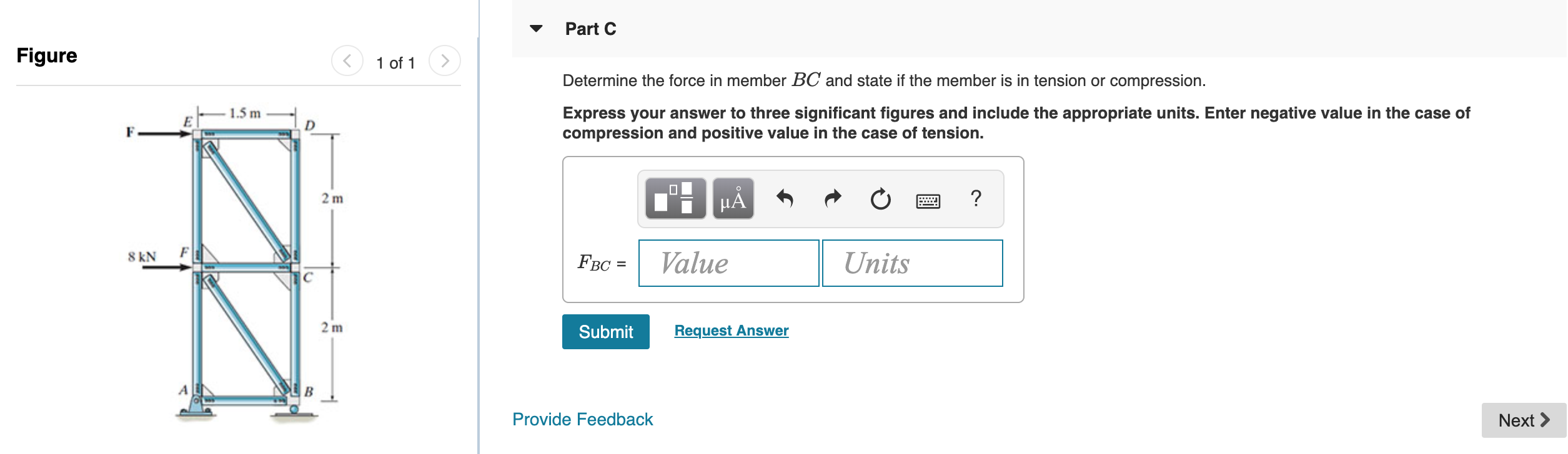 Solved Consider The Truss Shown In (Figure 1). Suppose That | Chegg.com