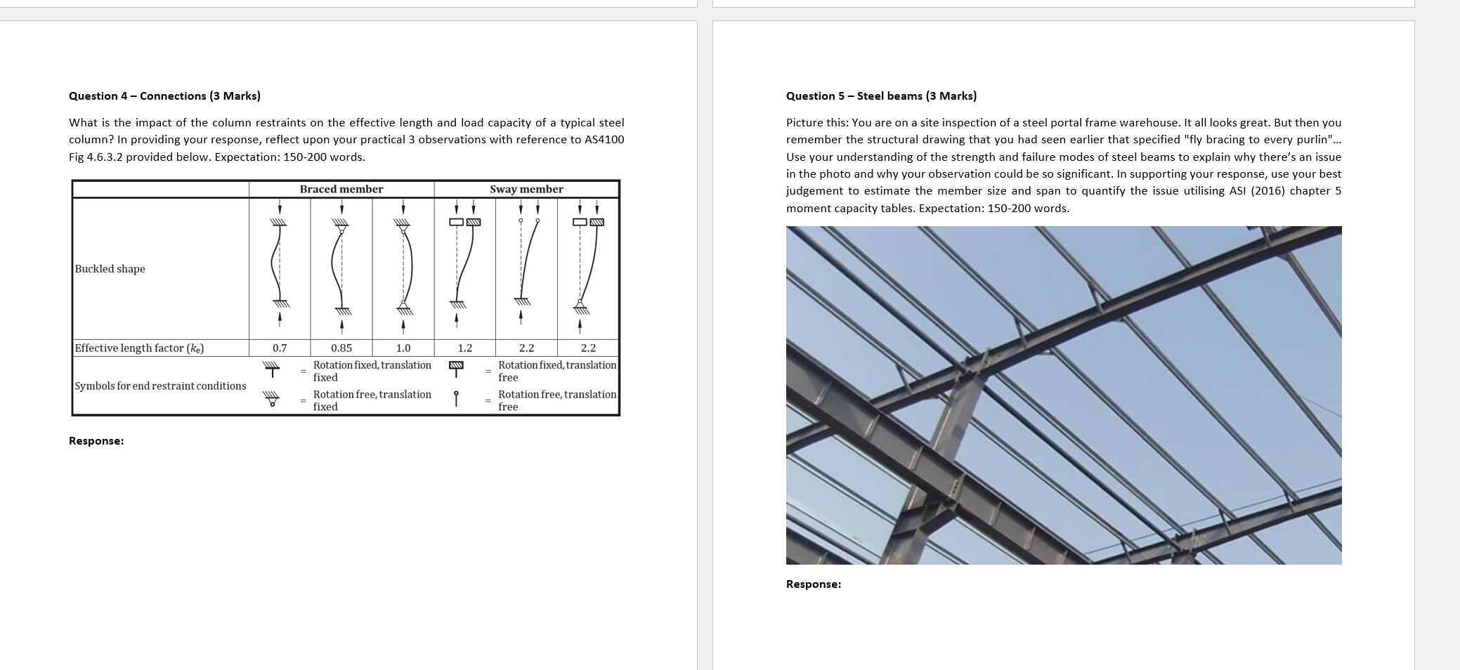 Solved Question 4 - Connections (3 Marks) What is the impact | Chegg.com