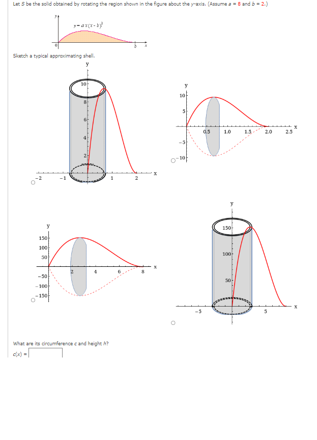 Solved Let S be the solid obtained by rotating the region | Chegg.com