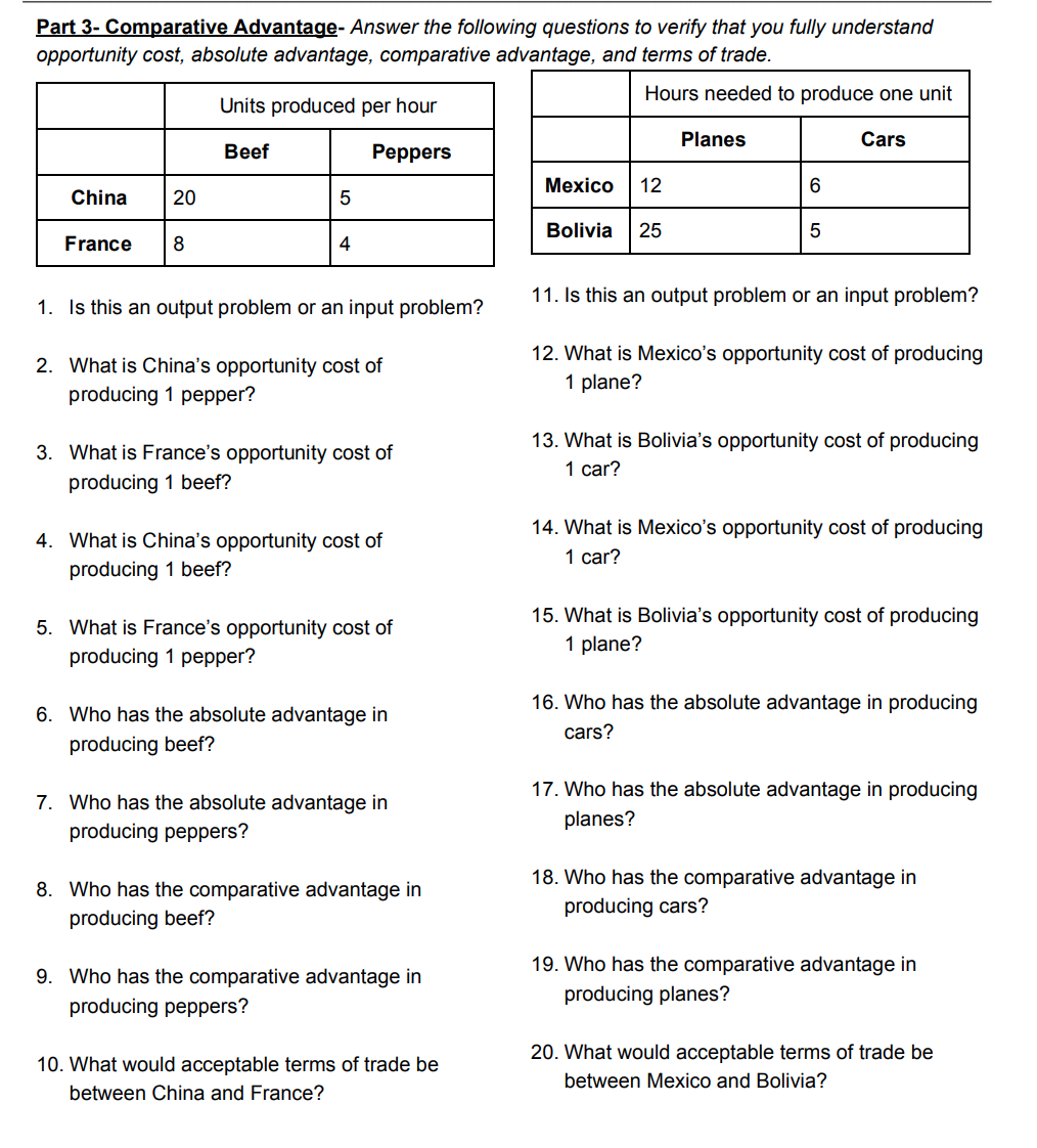 Solved I need help with Question 10 and 20 I need help | Chegg.com