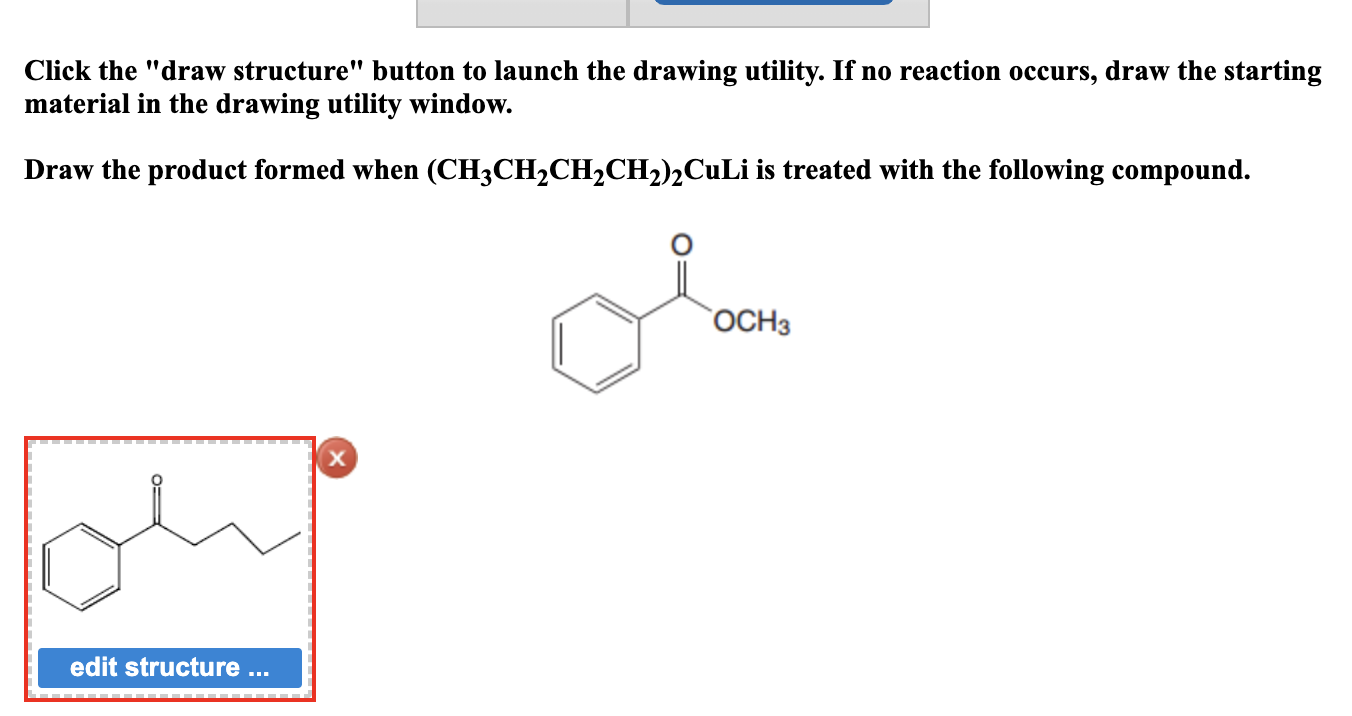 Solved Click the "draw structure" button to launch the
