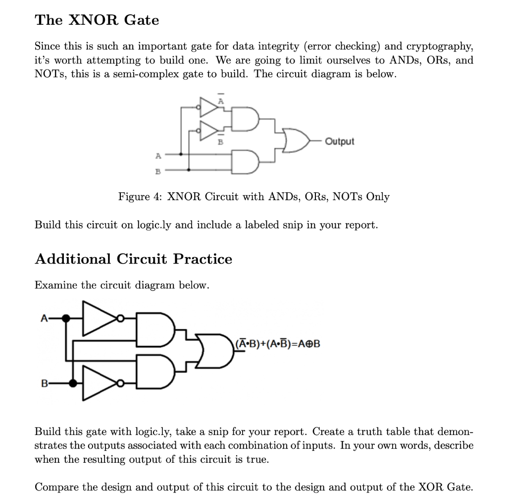 Solved Since this is such an important gate for data | Chegg.com