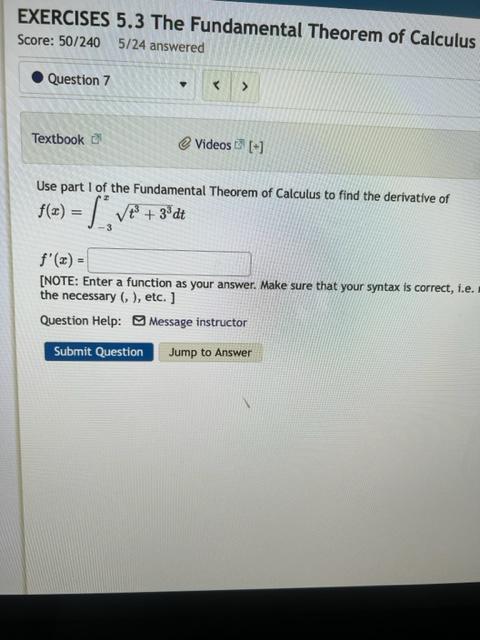 Solved EXERCISES 5.3 The Fundamental Theorem Of Calculus | Chegg.com