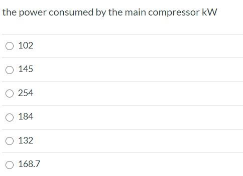 Solved The reduced ambient air refrigeration system is used | Chegg.com