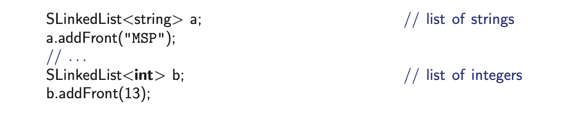 Solved 1. Implement the following in the template version of | Chegg.com