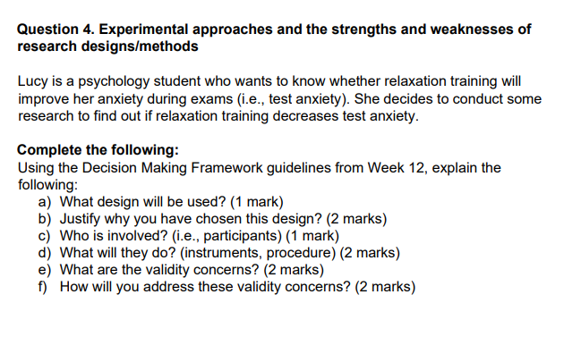 solved-question-4-experimental-approaches-and-the-strengths-chegg