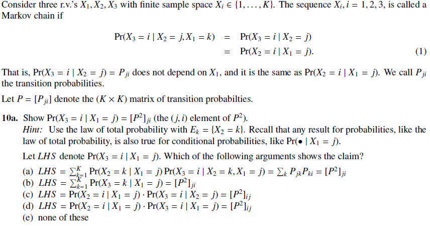 Solved Consider three r.v.'s X1, X2, X3 with finite sample | Chegg.com