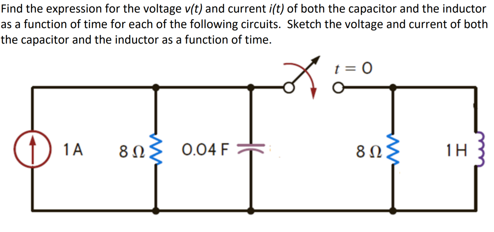 Solved FIND THE CURRENT AND VOLTAGE FOR EVERY COMPONENT IN | Chegg.com