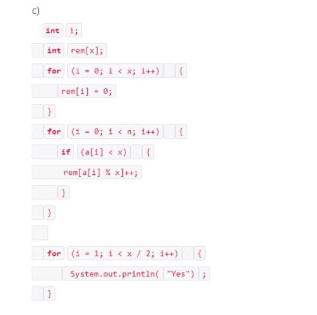 Solved 1) For each of the following code segments, calculate | Chegg.com