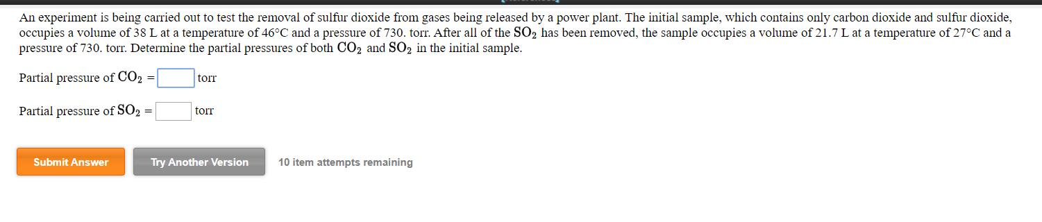 Solved An experiment is being carried out to test the | Chegg.com