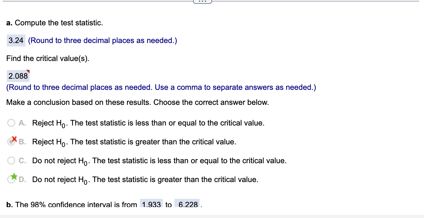 Solved 3.24 (Round to three decimal places as needed.) Find | Chegg.com