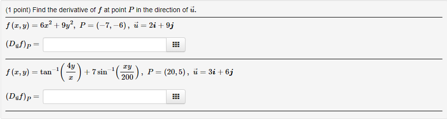 Solved 1 Point Find The Derivative Of F At Point P In T Chegg Com