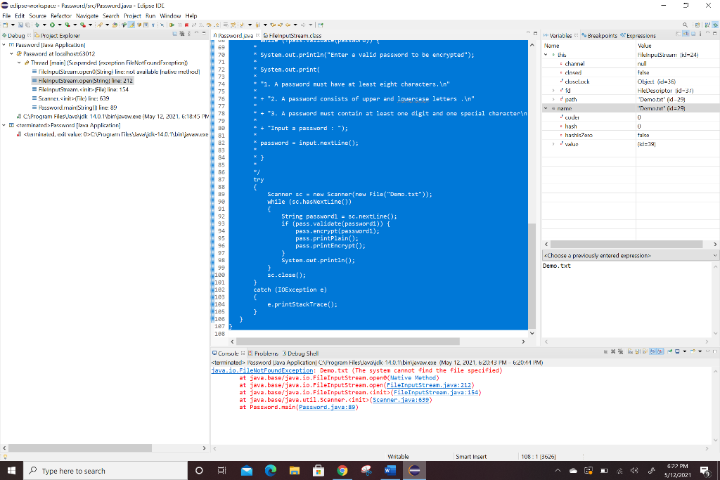 Solved can not get the program to run. This is what I have | Chegg.com