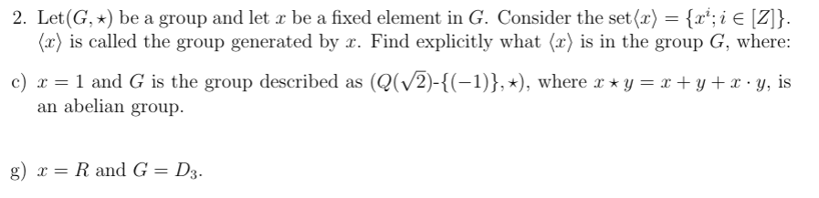 Solved Let Q(√2) ={ A + B√2 ; A, B ∈ Q}, And Let + And · Be | Chegg.com