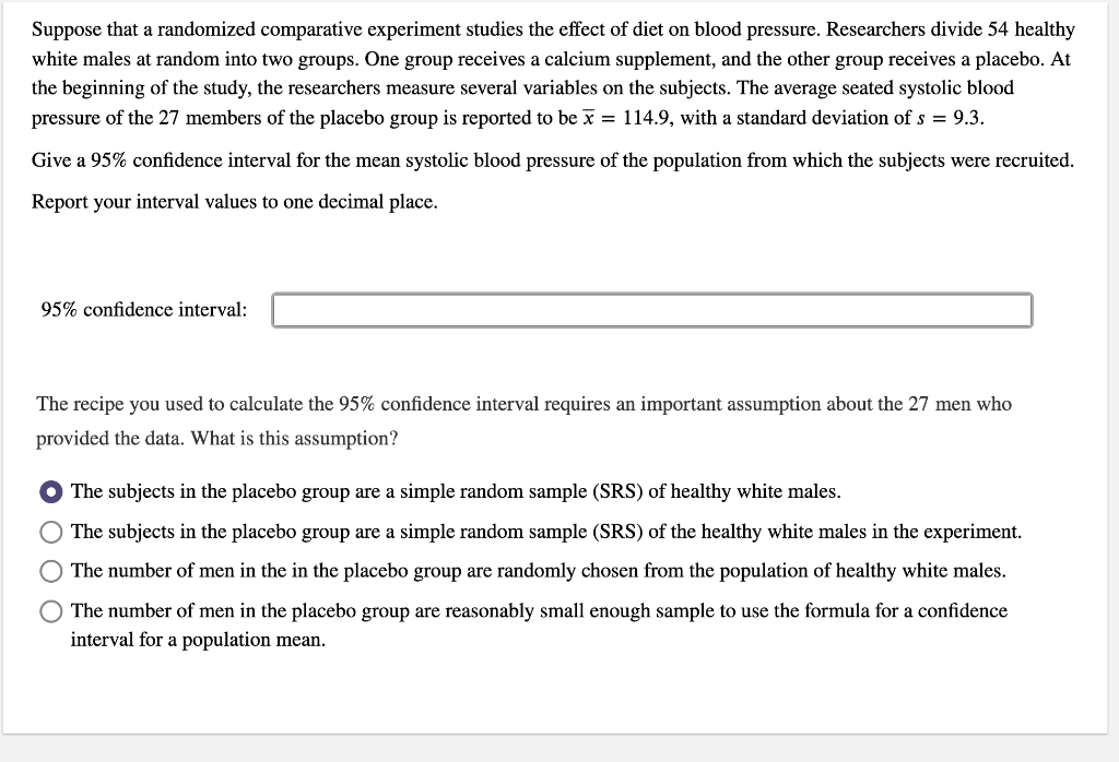 Solved Suppose that a randomized comparative experiment | Chegg.com