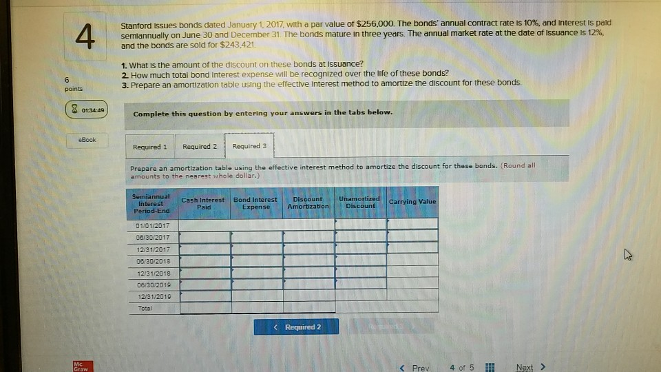 Solved M06 Ch 10 Homework 6 Saved Stanford Issues Bonds | Chegg.com