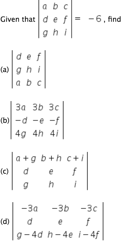 Solved A B C Given That Def6, Find G H I (a) G Hi A B C 3a | Chegg.com