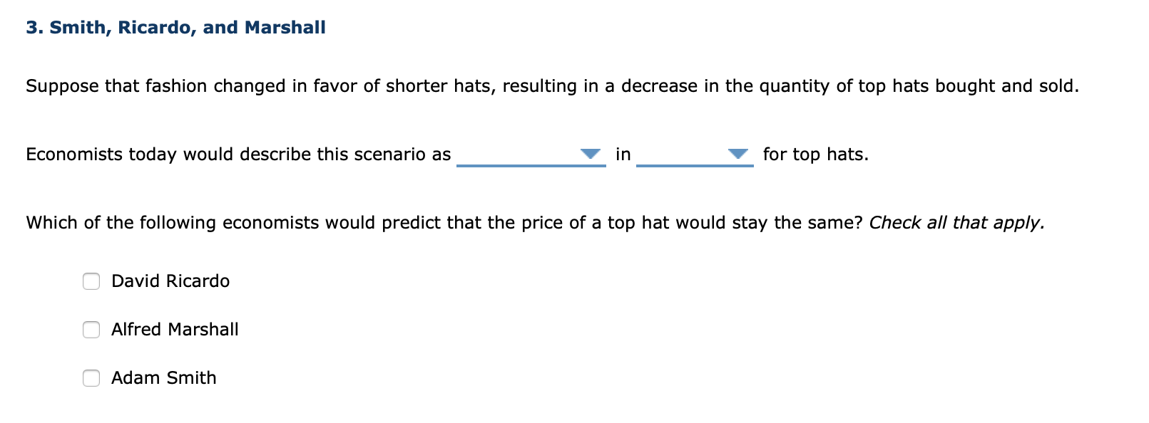 Solved options for first blank: a decrease or an | Chegg.com
