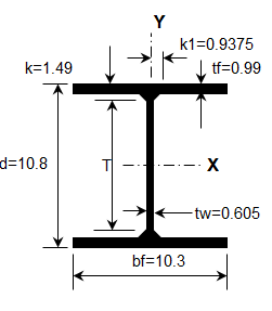Solved Determine the design compressive strength, P in kips, | Chegg.com