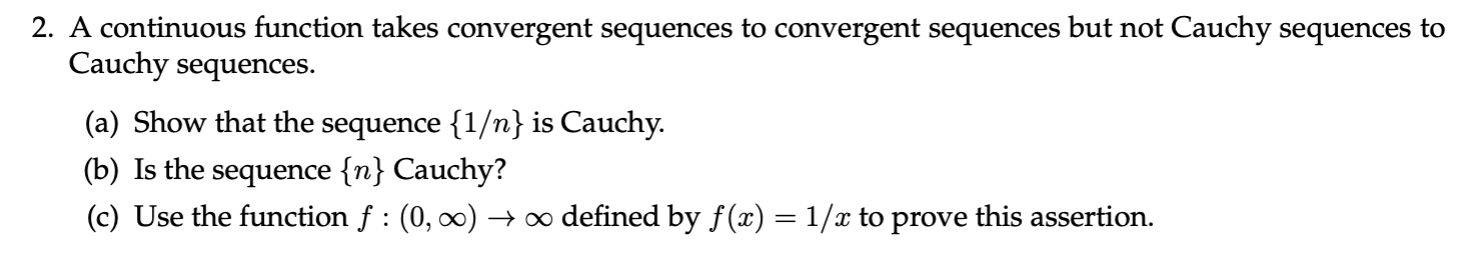 Solved This is a REAL ANALYSIS COURSE. Main emphasis should | Chegg.com