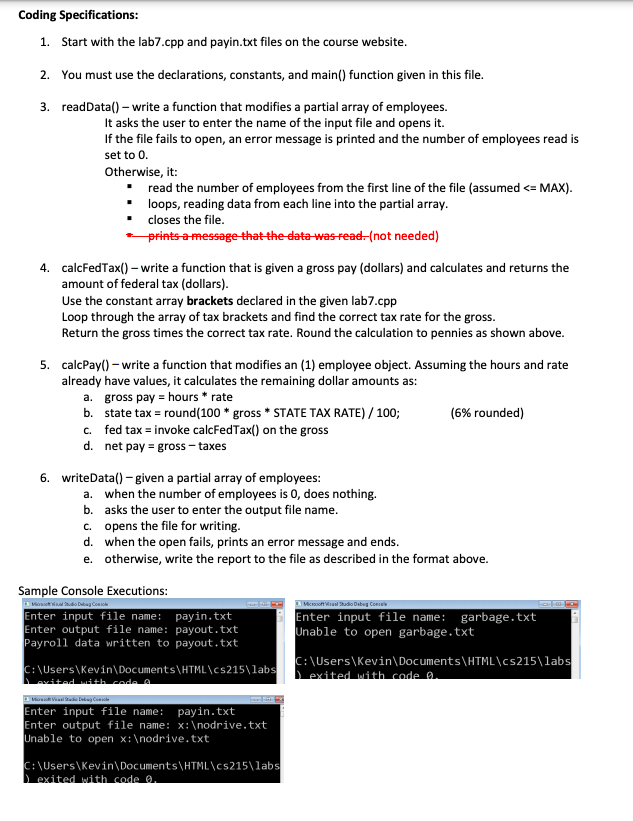 Solved General Description: You are to write a simple | Chegg.com