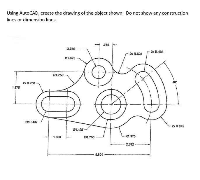 assignments on autocad