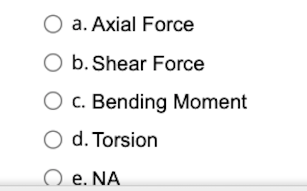 Solved b)What Is the primary force In the members or this | Chegg.com