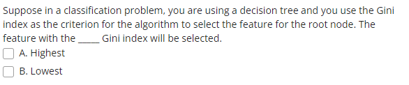 Solved Suppose in a classification problem, you are using a | Chegg.com