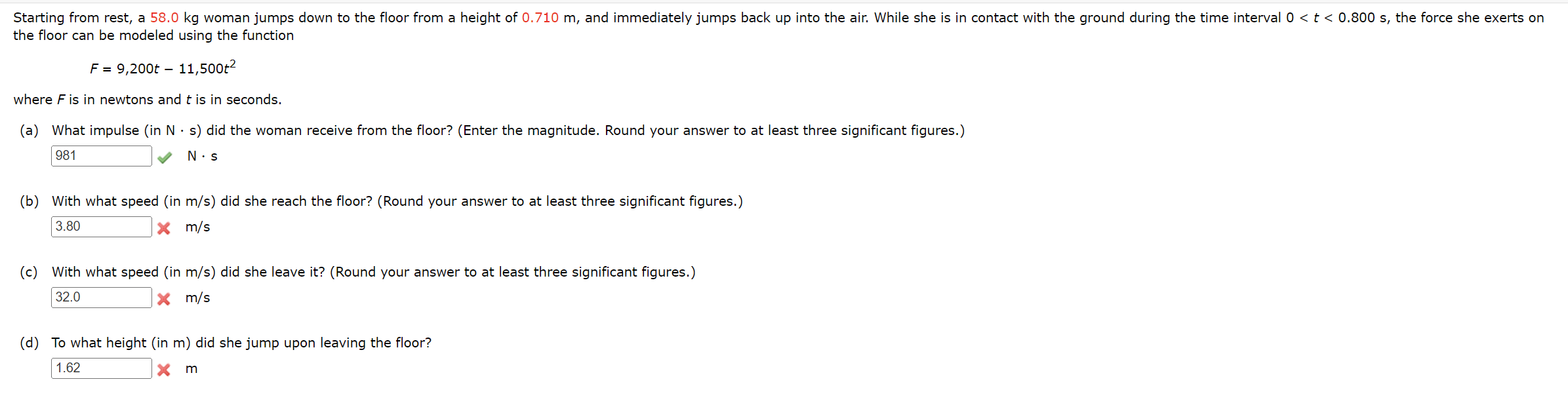 Solved the floor can be modeled using the function | Chegg.com