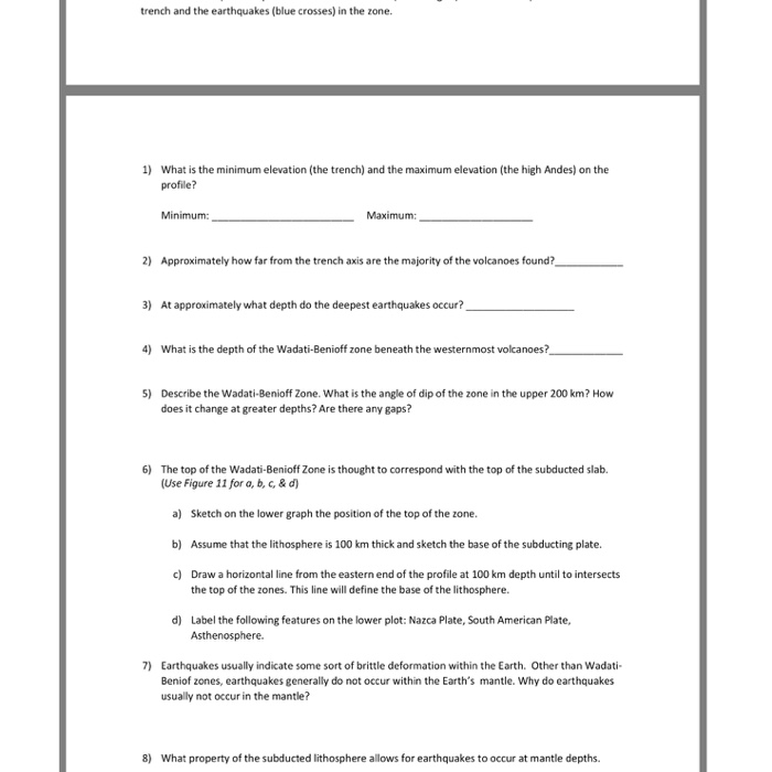 Solved 3: Plate Boundaries Using Figures 1 and 2 (see | Chegg.com