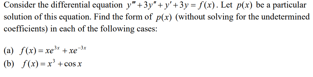 Solved Consider the differential equation | Chegg.com