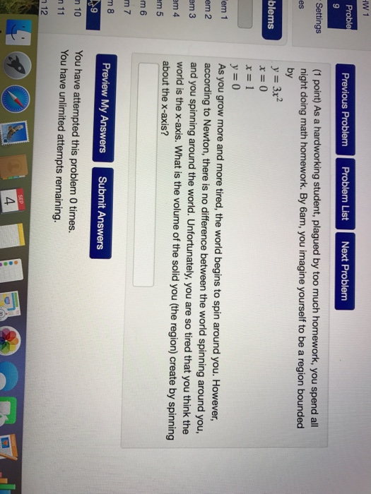 Solved HW 1: Problem 1 Previous Problem Problem List Next | Chegg.com