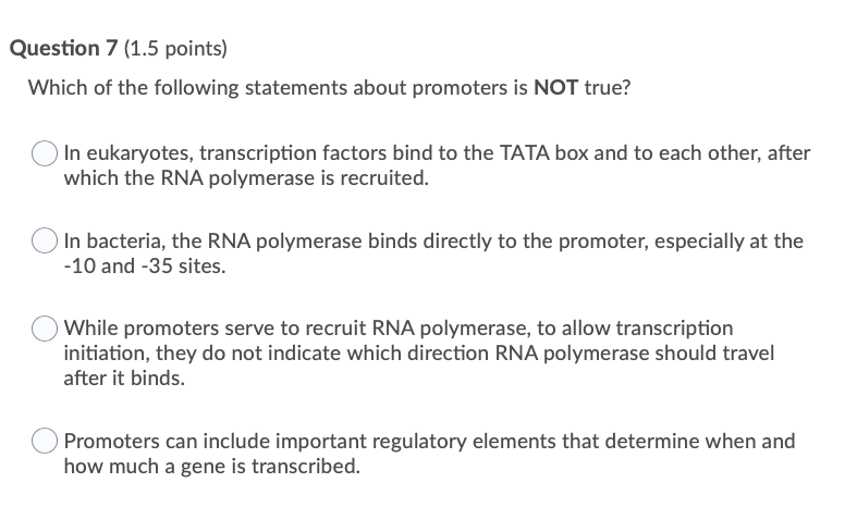 Solved Question 7 (1.5 Points) Which Of The Following | Chegg.com Solved Question 7 (1.5 Points) Which Of The Following | Chegg.com
