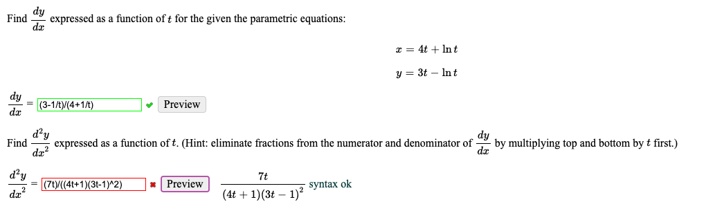 Solved I am having problems on the second part of the | Chegg.com