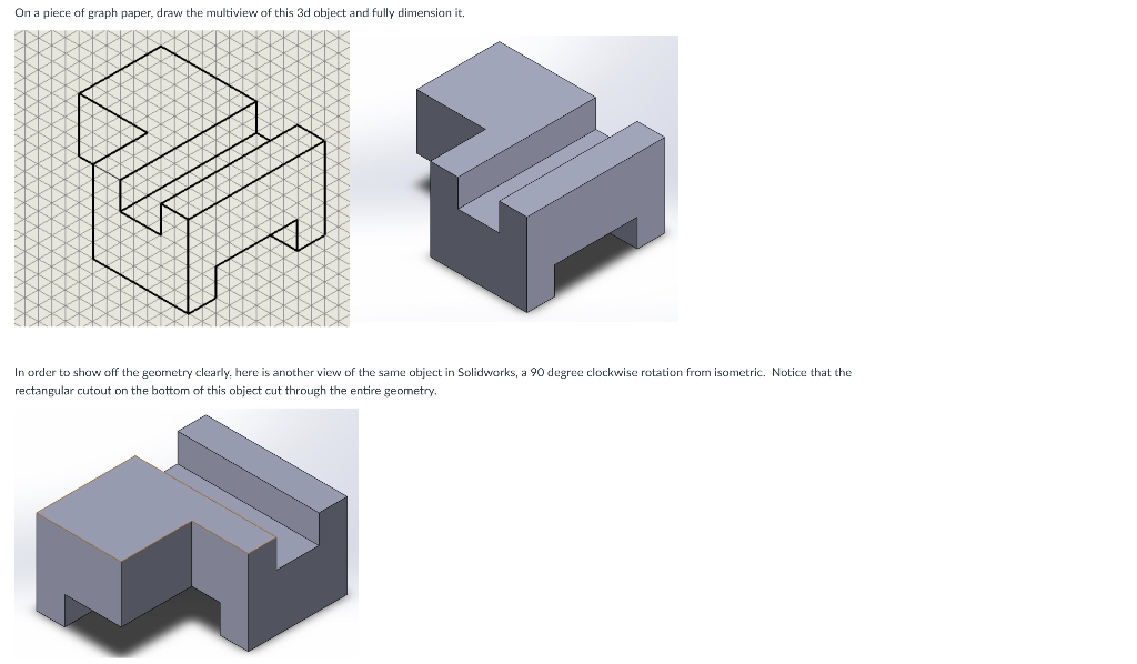 Just starting to get the hang of multiview drawings, | Chegg.com