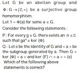 Solved Let G Be An Abelian Group And Φ:G→(Z++)be A | Chegg.com