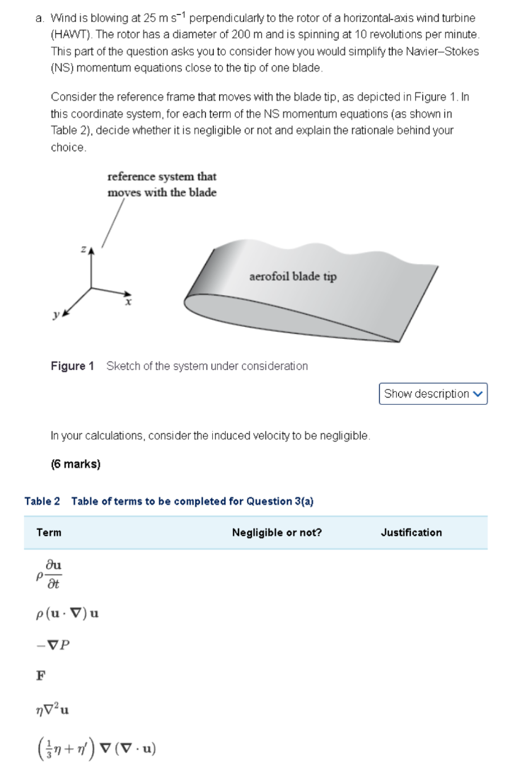 Solved A. Wind Is Blowing At \\( 25 \\mathrm{~m} | Chegg.com